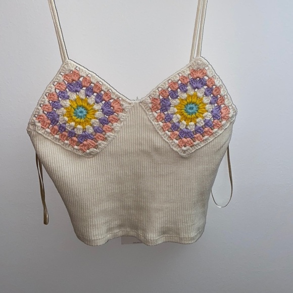 Zara crochet tank top, size M/L, NWT - Picture 3 of 6